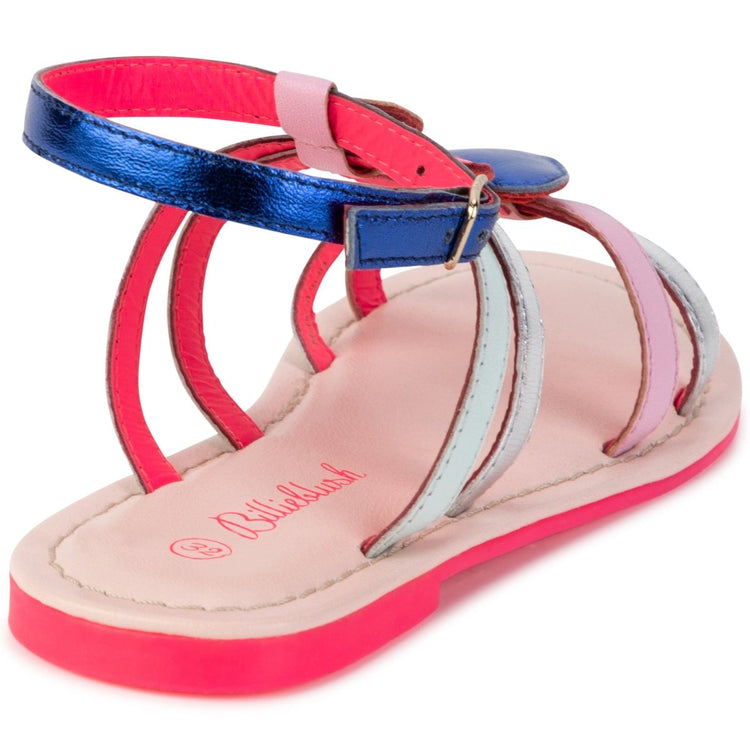 Billieblush Colorful Hearts Strappy Sandal 19295