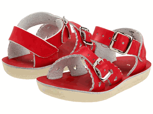 Salt Water Red Sweetheart Sandal