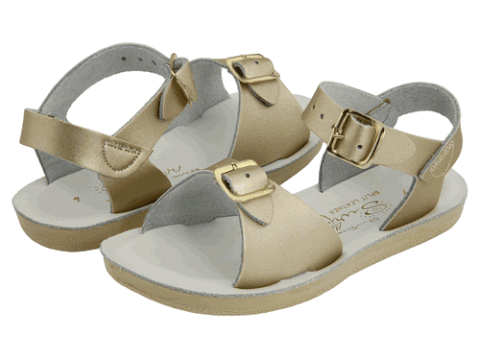 Salt Water Gold Surfer Sandal